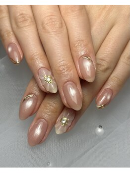 定額ネイル華やか