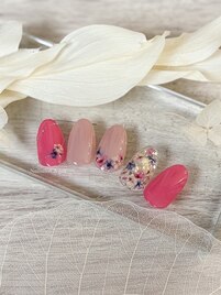 押し花ネイル
