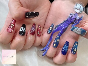 アンドミー 新大阪(&mii)の写真/推し活に☆細かいアート～ニュアンスまでお任せ♪貴方のご希望に最大限お答えします！