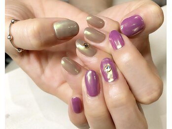 アイラッシュネイルサロン セシルビー(SECILB)/ミラーネイル