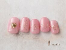 アイネイルズ 横浜EAST店(I-nails)/loveミラーアートネイル