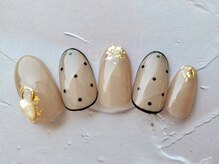 ラテネイル(Latte Nail)/ドットネイル