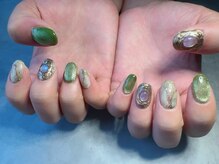 ネイル フィエルテ(Nail Fierte)/Green nuance