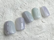 アイネイルズ 池袋店(I-nails)/ニュアンスラメラインネイル