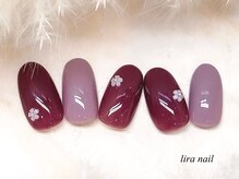 リラネイル(lira nail)/お花デザイン/パラジェル/銀座