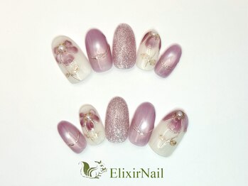 エリクサーネイル 新橋(Elixir Nail)/定額b カジュアル/クーポン使用
