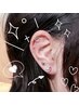耳ツボジュエリー認定店★耳ツボジュエリー・6粒★美肌orダイエットコース