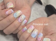プリンセスネイル(Princess nail)/インクニュアンス×ハート14,300
