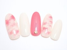 ワンネイル(ONE NAIL)/＃タイダイ＃大理石