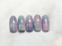 ネイルアンドまつげ リュフェール 五反田(Nail Lufaire)/もやもやネイル