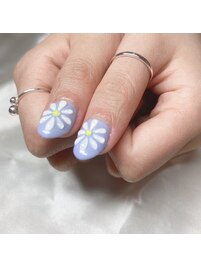 【お花ネイル】