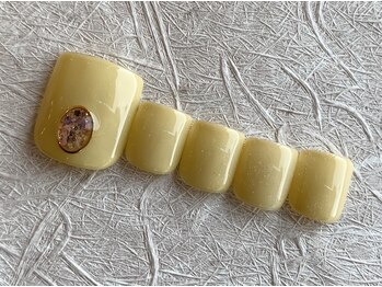 アバーブザビューティーアイランド 吉祥寺店(Above the beauty island)/シンプルフットネイル¥9200