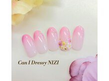 キャンアイドレッシー ニジ(Can I Dressy NIZI)/フラワーネイル/デザインネイル