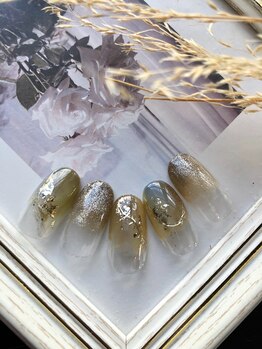 セプトネイル 函館店(SEPT NAIL)/10月大人カワイイサンプル6930円