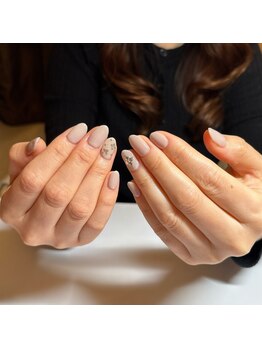 ワンカラーストーンアート