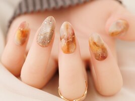 秋先どりニュアンスネイル