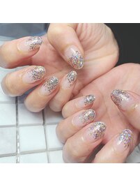 ハンド☆乱切りホログラデ