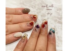 ネイルキュート アンド クールラッシュ 亀有店(nailcute & CoolLash)/インクフラワー