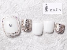 アイネイルズ 渋谷店(I nails)/キラキラバタフライ￥7300
