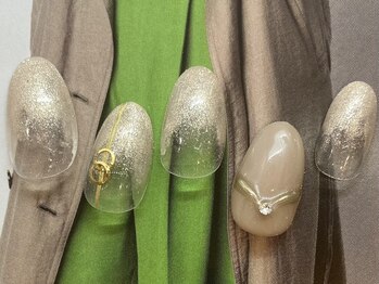 シエルネイルスタジオ 新宮店(Ciel nail studio)/【6870円】ミラーリングネイル☆