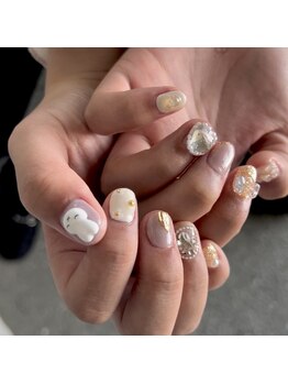 イノセントネイル(Innocent nailMR)/ミッフィーネイル