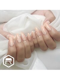 桃ネイル