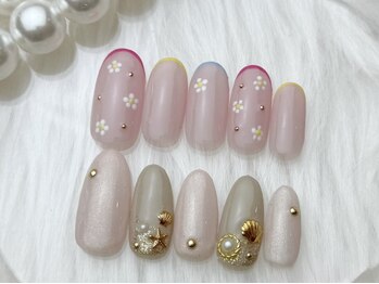 フローレスネイル 新宿店(FlawlessNail)の写真/高リピート率は【モチの良さ】にあり!写真デザインはジェルオフ無料!定額アートコース￥7000/￥7500/￥7800