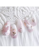 たゆ ネイル(たゆnail)/パラジェル手書き桜ネイル