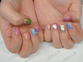 ルズ エラ プライベートネイルサロン(Luz ella private nail salon)/オーロラネイル♪（90min)