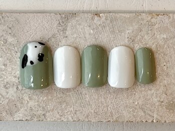 カラ ネイル 中津店(calla nail)/Cow柄ネイル