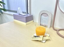 ラルゴ(LARGO)/施術後はドリンクとお茶菓子で