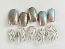 クレモアネイル 池袋西口店(CLEMORE NAIL)/ちぐはぐデザイン