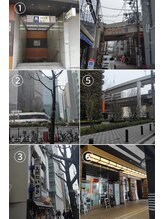 ペルテ(PERTE)/東梅田駅7番出口～道順のご案内