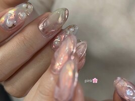 桜ニュアンスネイル