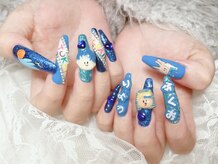 パザパネイル(pas a pas nail)の雰囲気（3D、キャラのオーダーもできます♪イベントネイルにおすすめ♪）