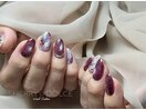 紫陽花カラーネイル