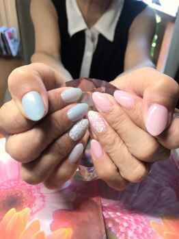 ブルーラヴァンド(Blue Lavande)/デザインネイル