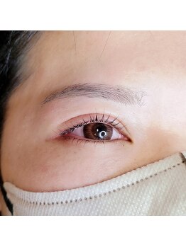 パーソナルアイラッシュ(PERSONAL EYELASH)/上下パーマ×アイブロウワックス