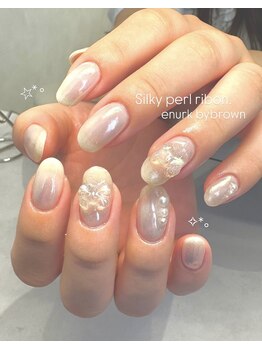 エヌーク バイ ブラウン(enurk by Brown)/Hand★シルキーパールリボン