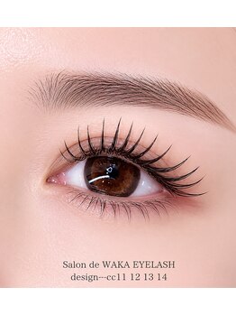 サロン ド ワカ(Salon de WAKA)の写真/【LEDマツエク導入】施術直後から洗顔OK！圧倒的キープ力の最新LED持続力UPでマツエクで長持ち◎【小倉】
