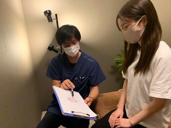 えにし鍼灸院 整体院/カウンセリング風景