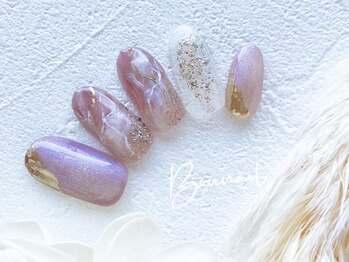 ネイルアンドアイラッシュ ボネール 銀座店(lash Bounail)/ミラー ニュアンス系