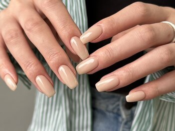 ベージュワンカラー