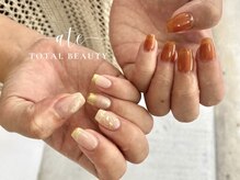 アテ(ate)/秋ニュアンスネイル