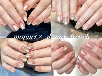 ケーツーネイル(k-two nail)/マグネット×ラメライン(みな)
