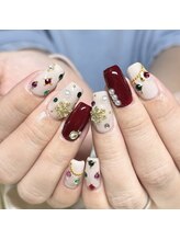 ソラール(SOLAR)/クリスマスネイル☆