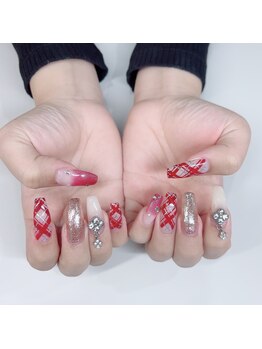 カーティシー(COURTESY)/【AKIHO】Christmas nail