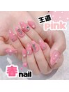 pink nail♪