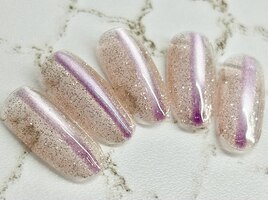 マグネット シルバーネイル