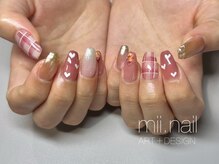 トレンドチェック・ハートデザイン